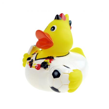 Badeente Fussball Deutschland Fahne - 30569 - Gr. ca. 9 x 8 x 7 cm