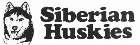 PVC-Aufkleber  Sticker SIBIRIAN HUSKY Gr. ca. 21 x 7cm 307088