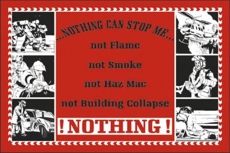 Schild - Nothing can stop me - 307735 - Gr. ca. 29 x 19 cm - Feuerwehr
