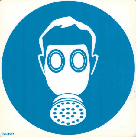 Hinweis- Schild - Atemschutz - Gr. 20 X 20 cm - 308307