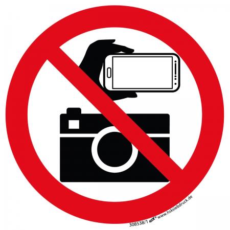 PST-Schild - Fotografieren verboten -308538-1 Gr. ca. 50 x 50 cm