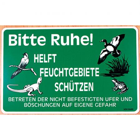 Hinweisschild - Bitte Ruhe - Gr. ca. 40 x 25 cm - 308682