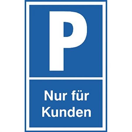 Parkplatz-Schild - PARKEN NUR FÜR KUNDEN - 308709 - Gr. 40 x 25 cm