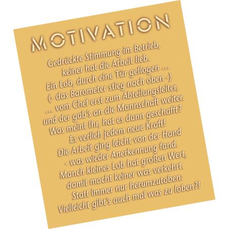 Spaßschild - MOTIVATION - 309082 - Gr. ca. 35 x 42 cm