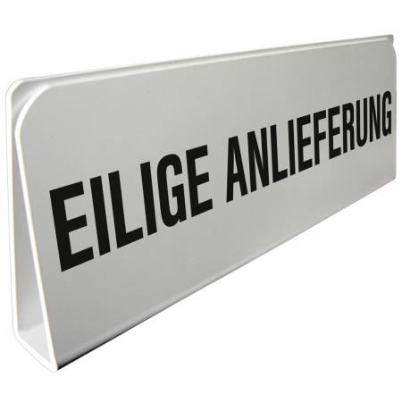 Klemmschild fuer Sonnenblende Auto - Eilige Anlieferung - 309515 Gr. ca. 29,5cm x 10cm x 2,5cm