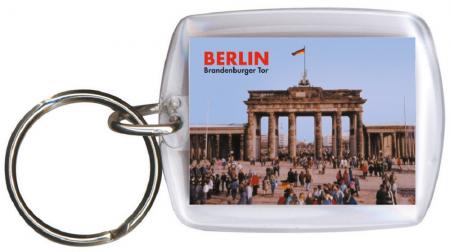 Schlüsselanhänger - Brandenburger Tor - Gr. ca. 4x6cm - 03545 - Keyholder Anhänger Schlüsselbund