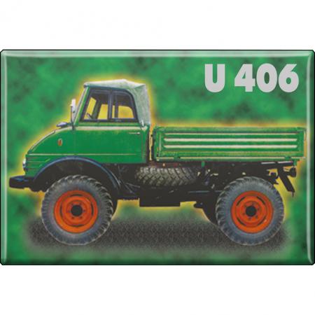 MAGNET - Unimog U406 - Gr. ca. 8 x 5,5 cm - 36504 - Küchenmagnet