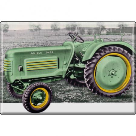 MAGNET - Grüner Traktor  - Gr. ca. 8 x 5,5 cm - 36537 - Küchenmagnet