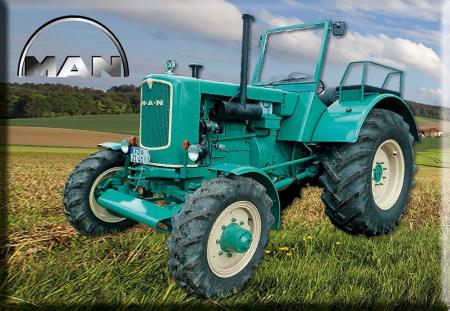 Magnet Kühlschrankmagnet - Traktor MAN - Gr. ca. 8 x 5,5 cm - 36552