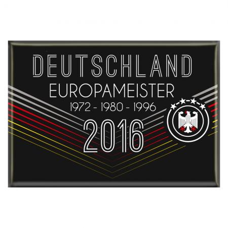 Magnet - Deutschland Europameister - Gr. ca 8 x 5,5 cm - 37659 - Küchenmagnet
