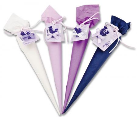 Lavendel Badesalz Tuete mit Aufdruck 29x4cm 100g Weihnachtsgeschenk 3802