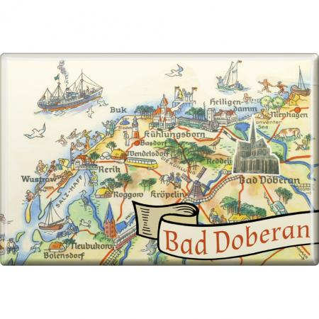 Küchenmagnet - Bad Doberan - Gr. ca. 8 x 5,5 cm - 38136 - Magnet
