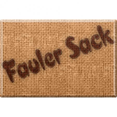 Magnet - FAULER SACK -  Gr. ca. 8 x 5,5 cm - 38850 - Küchenmagnet