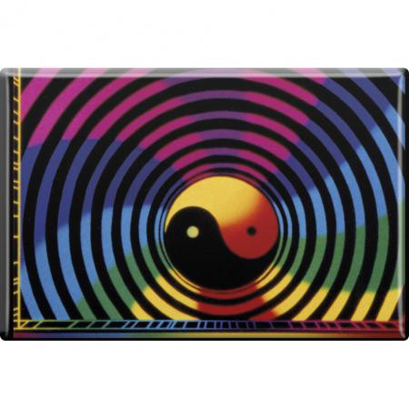 Magnet - HERZ YIN YANG - Gr. ca. 8 x 5,5 cm - 38862 - Küchenmagnet