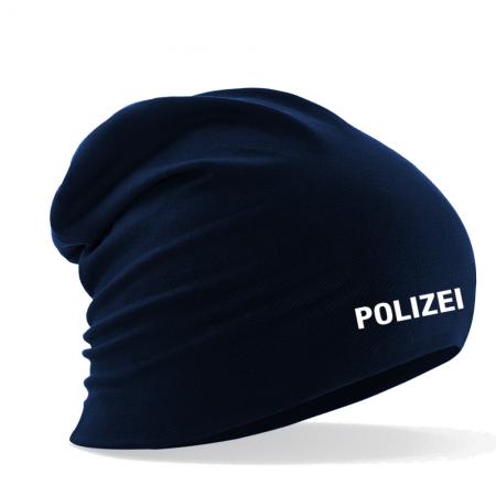Longbeanie Slouch-Beanie Sommerbeanie - POLIZEI - 55702