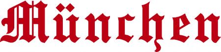 Aufkleber Applikation - München - AP4025/2 - versch. Größen