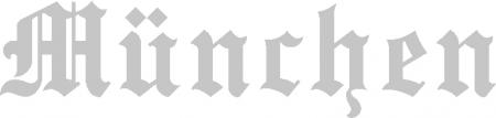 Aufkleber Applikation - München - AP4025/2 - versch. Größen