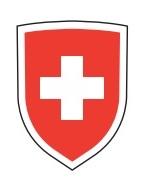 Bügeltransfer für Ihre Kleidung oder Maske - schnell und einfach - Länderwappen Schweiz Kreuz - 406124