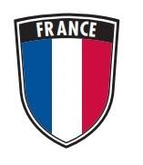 Bügeltransfer für Ihre Kleidung oder Maske - schnell und einfach - FRANCE FRANKREICH - 406135