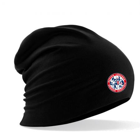 Longbeanie Slouch-Beanie Sommerbeanie mit Textildruck Wappen - FEUERWEHR ABZEICHEN - SB55054