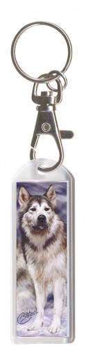 DESIGNER Schlüsselanhänger Hund Husky Collection Bötzel  Gr. ca. 70x25mm 13110