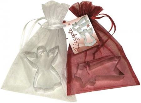 Ausstechformen 2er Set mit Backrezepten Weihnachtsbaeckerei Weihnachtsgeschenk 4997