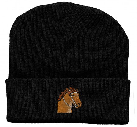Hip-Hop Mütze Pony Trense 56534 schwarz