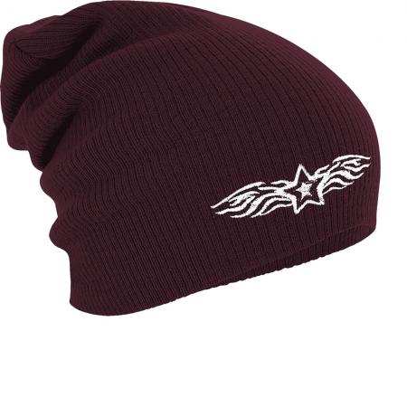 Longbeanie Slouch-Beanie Mütze Tribal Tattoo 51106