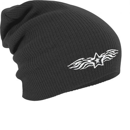 Longbeanie Slouch-Beanie Mütze Tribal Tattoo 51106