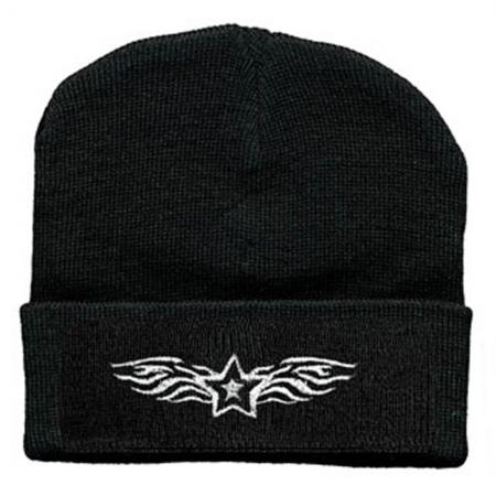 Hip-Hop Mütze Tribal Stern Tattoo 51106 schwarz