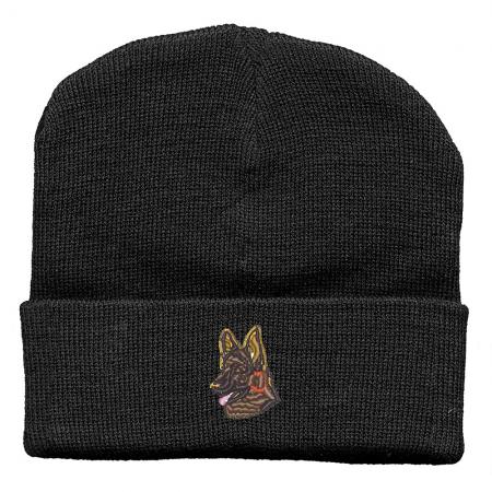 Hip-Hop Mütze Schäferhund braun 51227
