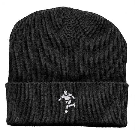 Hip-Hop Mütze Fußballspieler 51266 schwarz