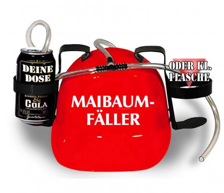 Trinkhelm Spaßhelm mit Print - Maibaum-Fäller - 51606