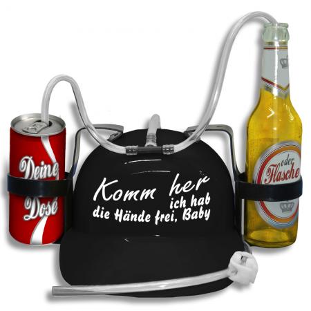 Trinkhelm Spaßhelm mit Print - Komm her ich hab die Hände frei, Baby - 51613