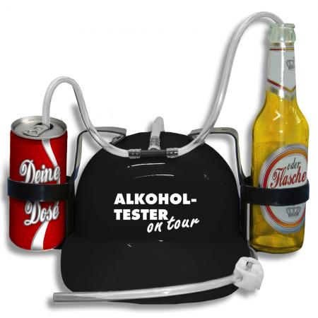 Trinkhelm Spaßhelm mit Print - Alkoholtester on Tour - 51630