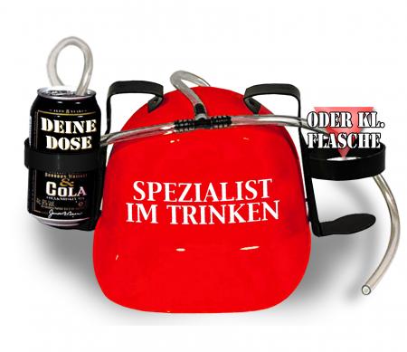 Trinkhelm Spaßhelm mit Print - Spezialist im Trinken - 51632