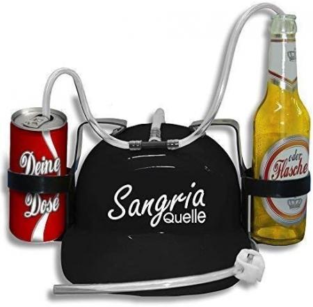 Trinkhelm Spaßhelm mit Print - Sangria Quelle - 51636