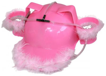 Trinkhelm Spaßhelm Hellrosa - 51682 Unifarben