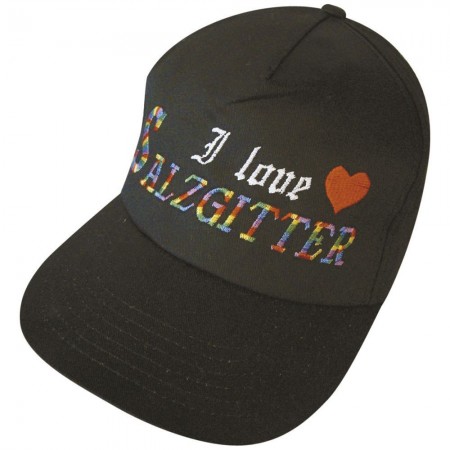 Baseballcap mit Einstickung - I LOVE SALZGITTER - 68054 schwarz