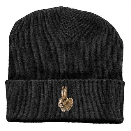 Hip-Hop Mütze Einstickung Kaninchen Kopf 54316