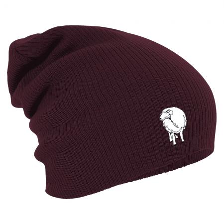 Longbeanie Slouch-Beanie Mütze Schaf 54500