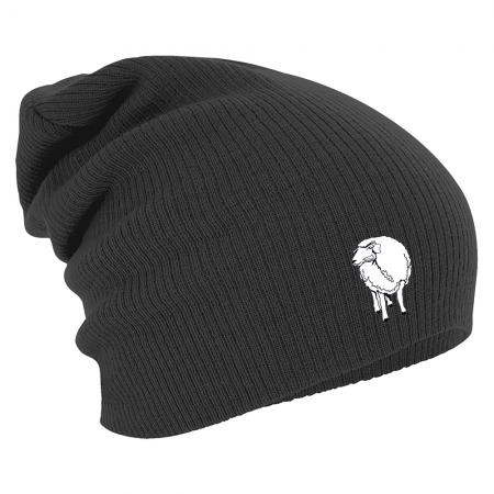 Longbeanie Slouch-Beanie Mütze Schaf 54500
