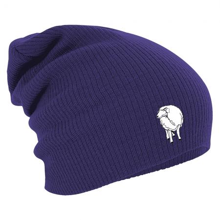 Longbeanie Slouch-Beanie Mütze Schaf 54500