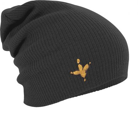 Longbeanie Slouch-Beanie Mütze Hahnentritt 54508