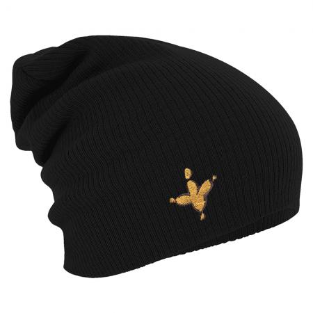 Longbeanie Slouch-Beanie Mütze Hahnentritt 54508