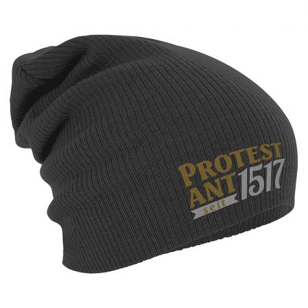Longbeanie Slouch-Beanie Wintermütze Protest Ant Seit 1517 Luther 54614/1