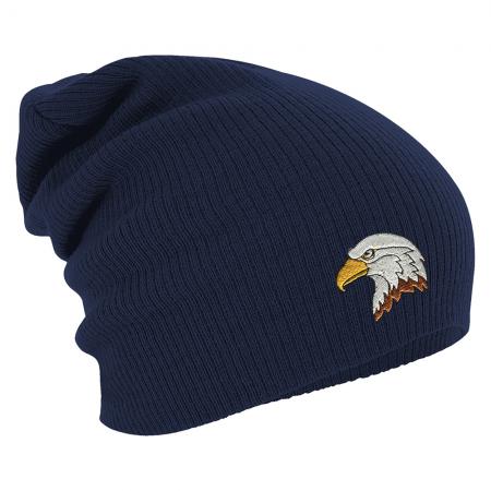 Longbeanie Slouch-Beanie Mütze Adlerkopf 54801