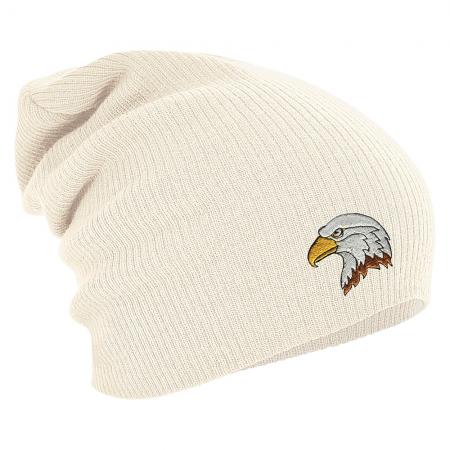 Longbeanie Slouch-Beanie Mütze Adlerkopf 54801