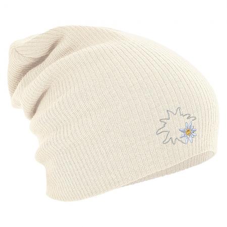 Longbeanie Slouch-Beanie Wintermütze Edelweiß Kontur 54802 grün ausverkauft