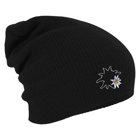 Longbeanie Slouch-Beanie Wintermütze Edelweiß Kontur 54802 grün ausverkauft